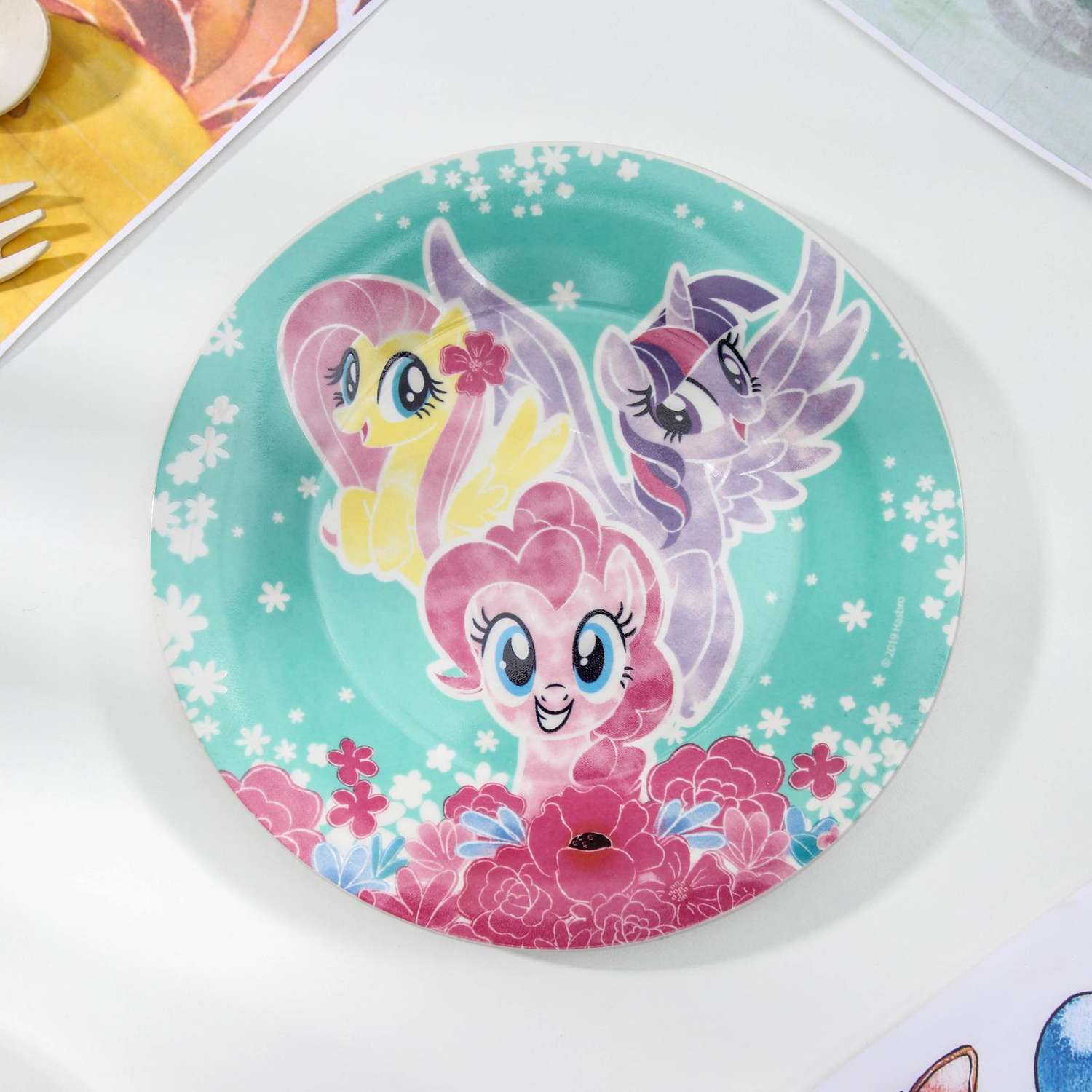 Набор посуды детский Hasbro My Little Pony кружка миска тарелка - фото 2