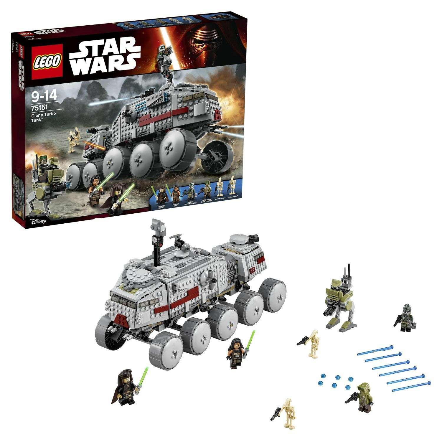 Конструктор LEGO Star Wars TM Турботанк Клонов™ (75151) - фото 1