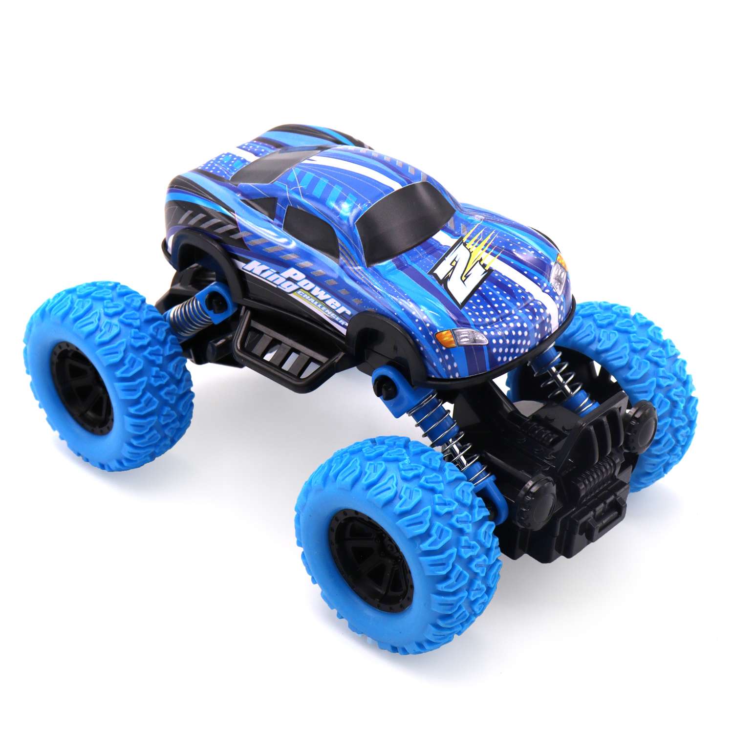 Машинка Funky Toys с синими колесами Синяя FT8489-2 FT8489-2 - фото 2