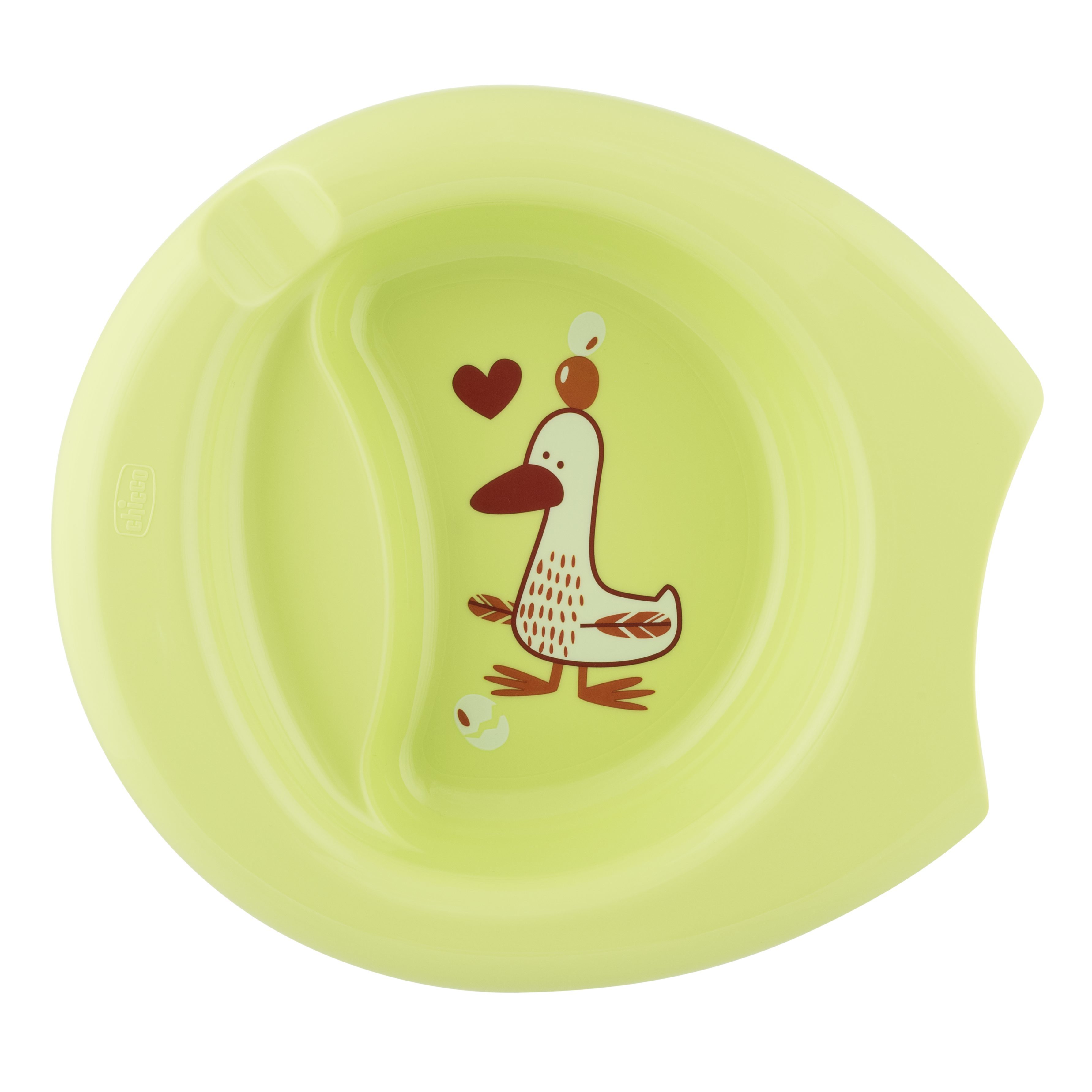 Тарелка Chicco Easy Feeding Bowl с 6месяцев Зеленый