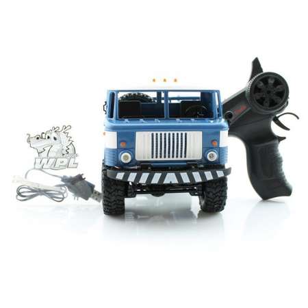 Радиоуправляемая машина WPL Газ 66 грузовая 1:16 RTR 2.4G Blue