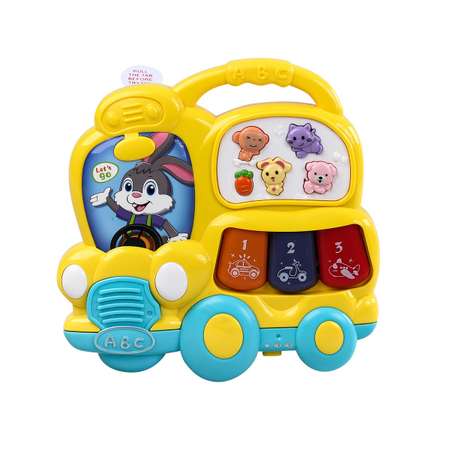 Музыкальная игрушка Mioshi Весёлый автобус (16х20 см)