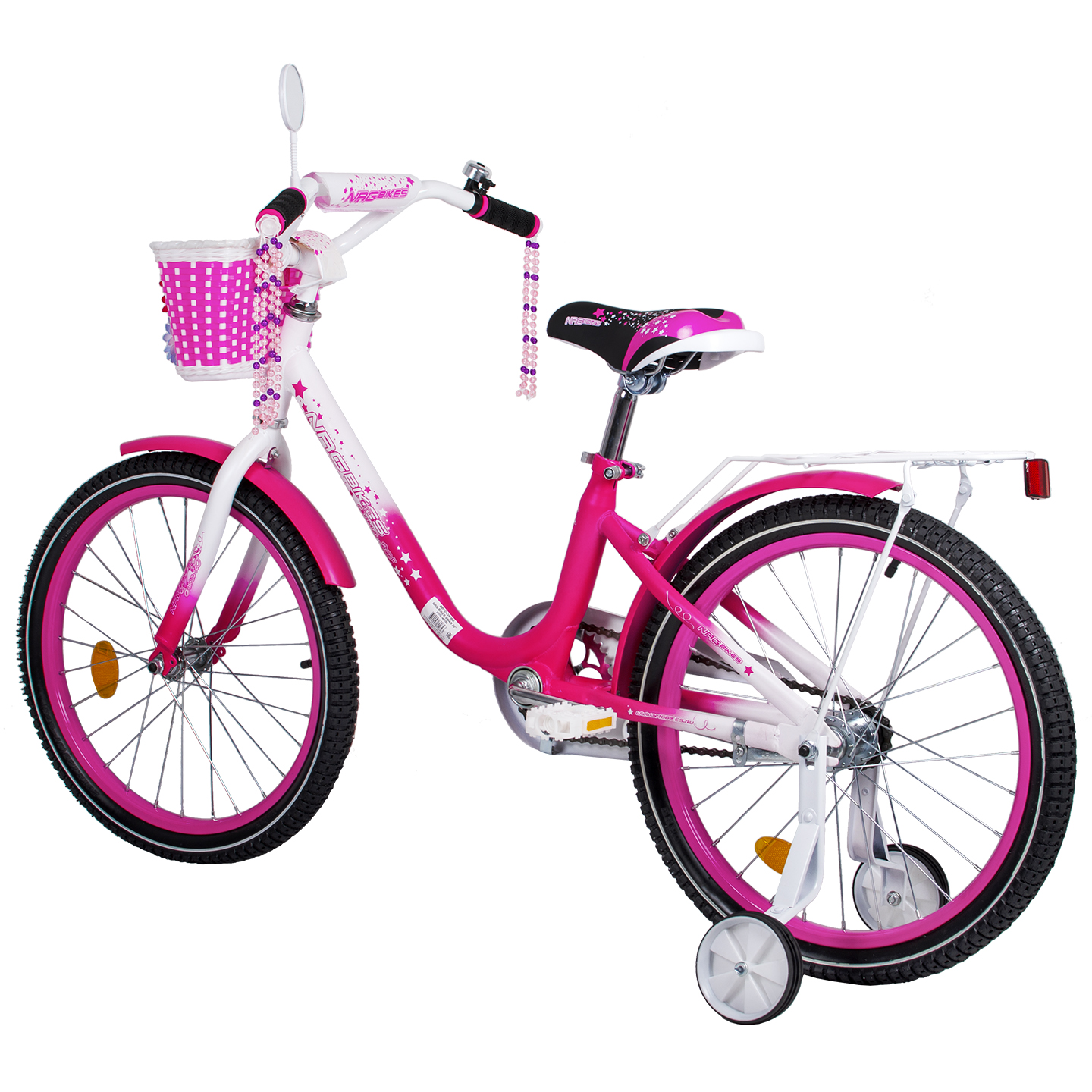 Велосипед NRG BIKES Swan 20 pink-white - фото 18