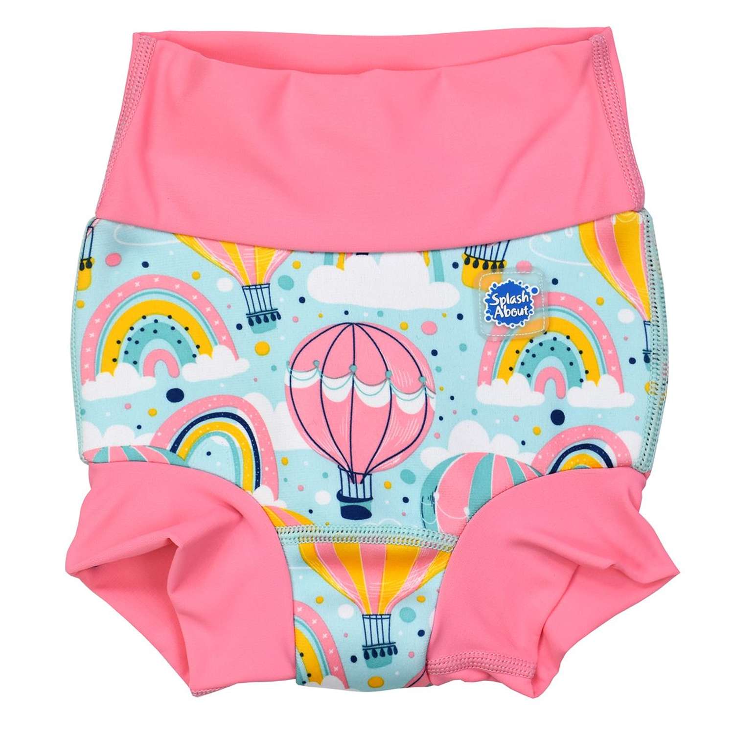 Подгузник для плавания Splash About Happy Nappy Розовые воздушные шары XL - фото 1