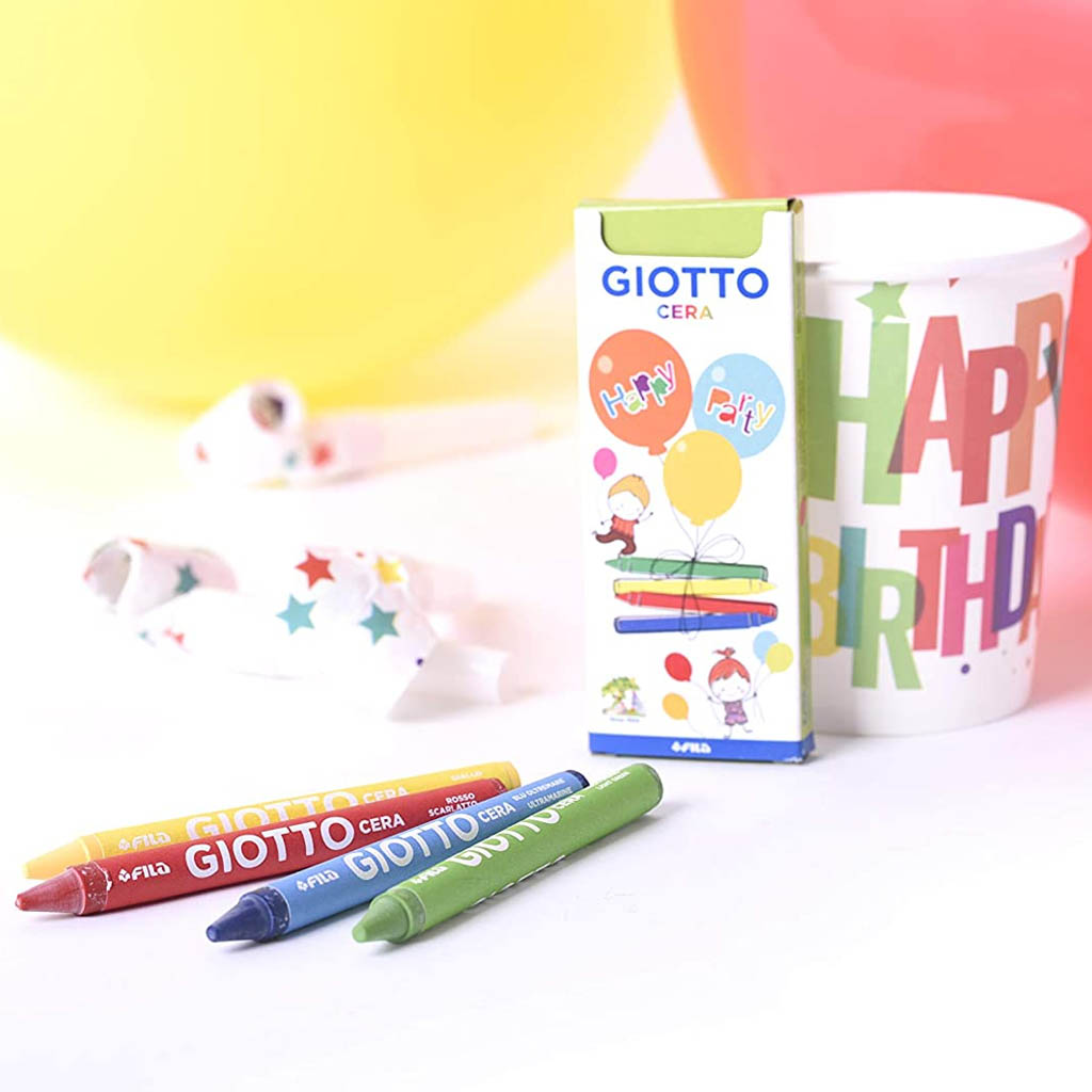 Набор восковых мелков GIOTTO CERA PARTY SET Подарочный 10 комплектов по 4 штуки - фото 6