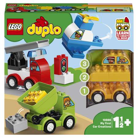 Конструктор LEGO DUPLO My First Мои первые машинки 10886