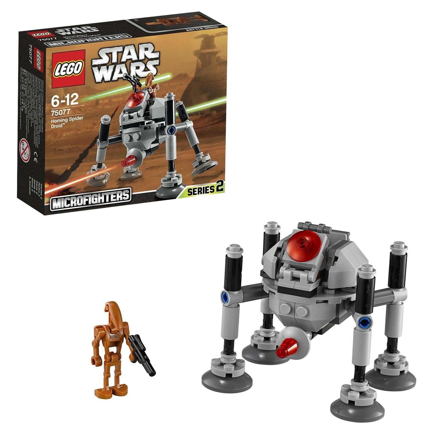 Конструктор LEGO Star Wars TM Самонаводящийся дроид-паук (Homing Spid (75077) - фото 1