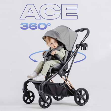 Коляска прогулочная Rant Ace RA404 Grey