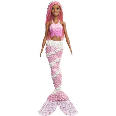 Кукла Barbie Dreamtopia Русалочка с розовыми волосами FXT10