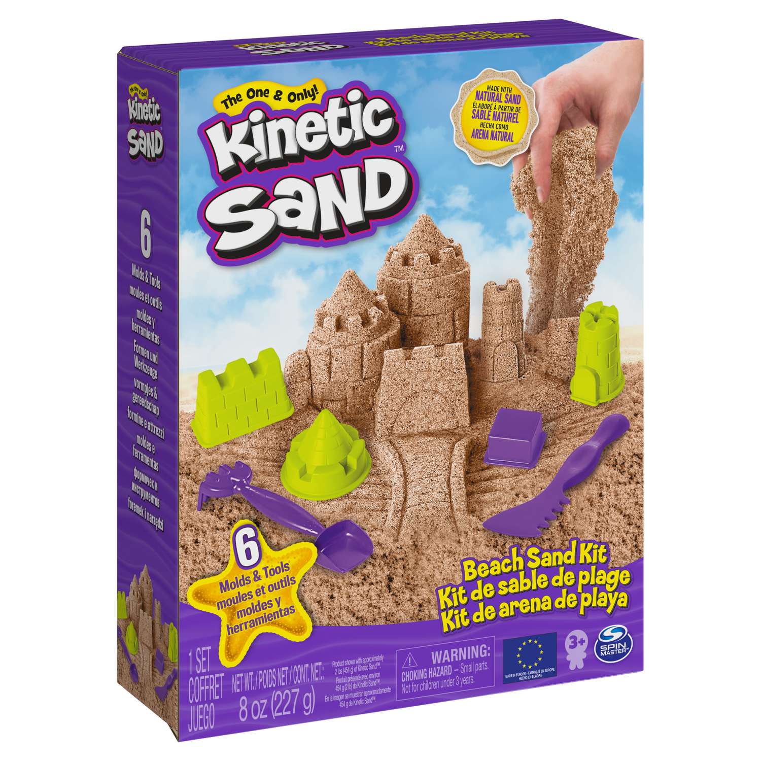 Набор для лепки Kinetic Sand Замок из пляжного песка 6059406 - фото 7