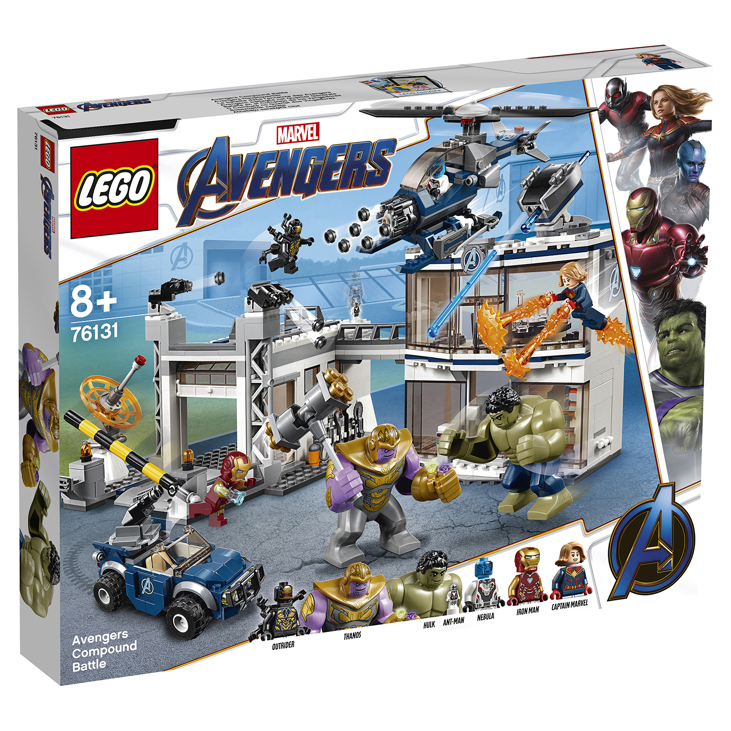 Конструктор LEGO Marvel Super Heroes Битва на базе Мстителей 76131 купить  по цене 5399 ₽ в интернет-магазине Детский мир