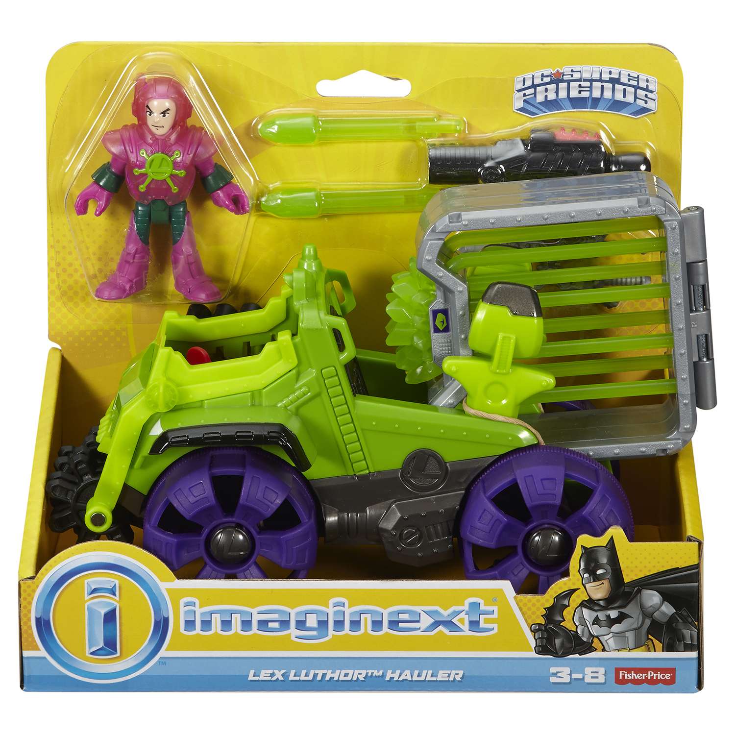 Набор игровой IMAGINEXT DC Super Friends Откатчик Лекса Лютора DHT68 - фото 2