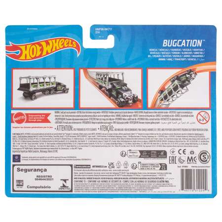 Машинка Mattel Hot Wheels Тягач с прицепом Bugcation