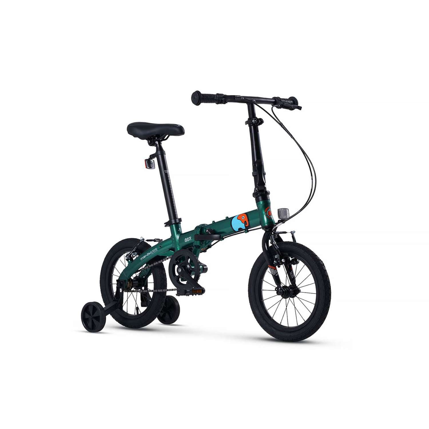 Велосипед Детский Складной Maxiscoo S007 стандарт 14 зеленый - фото 2