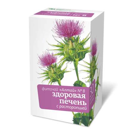 Фиточай Алтайский кедр №8 Здоровая печень. С расторопшей 30 пакетиков