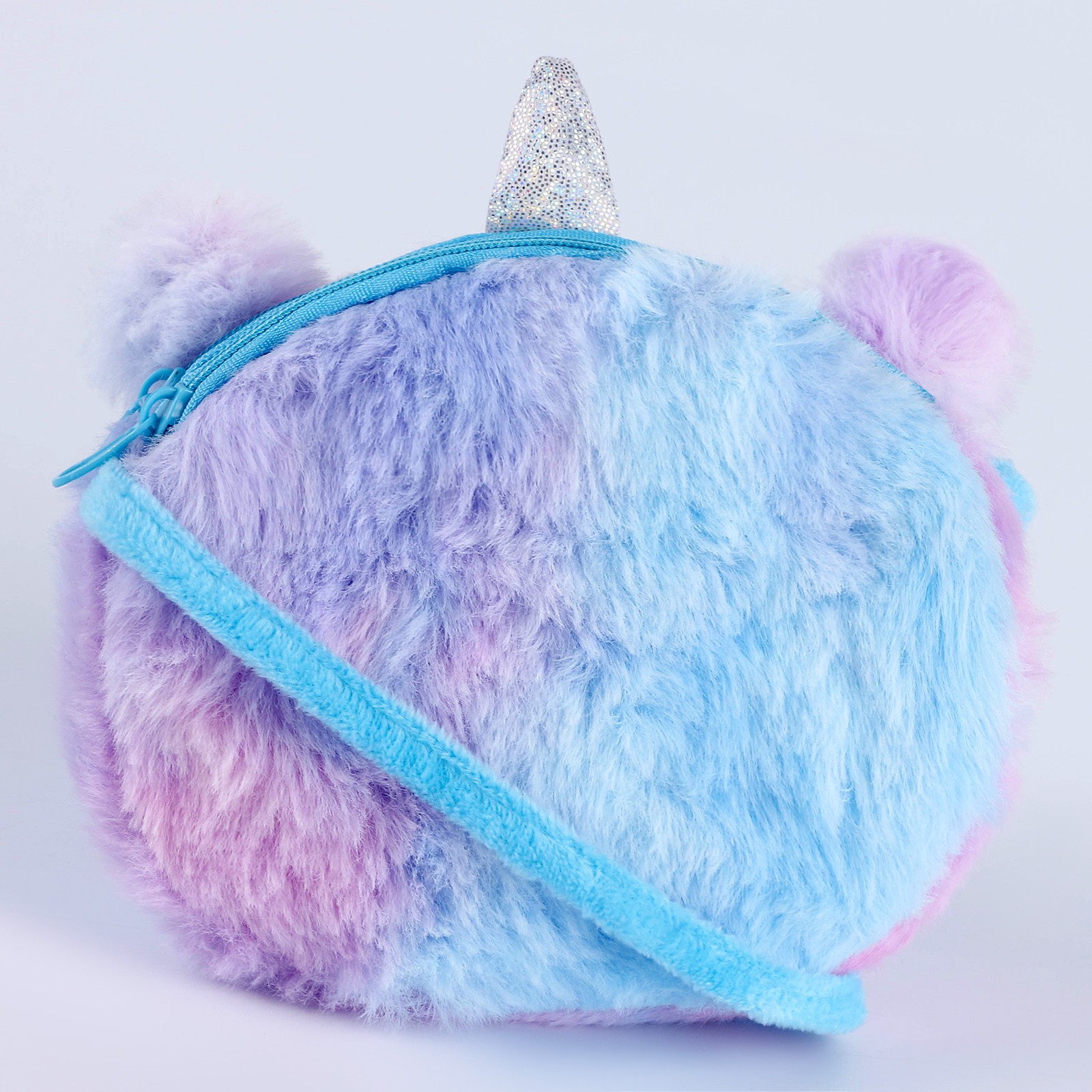 Плюшевая сумочка Milo Toys «Единорог» на шнурке цвет сиреневый - фото 4
