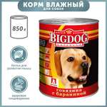 Корм для собак Зоогурман 850г Big Dog говядина с бараниной ж/б
