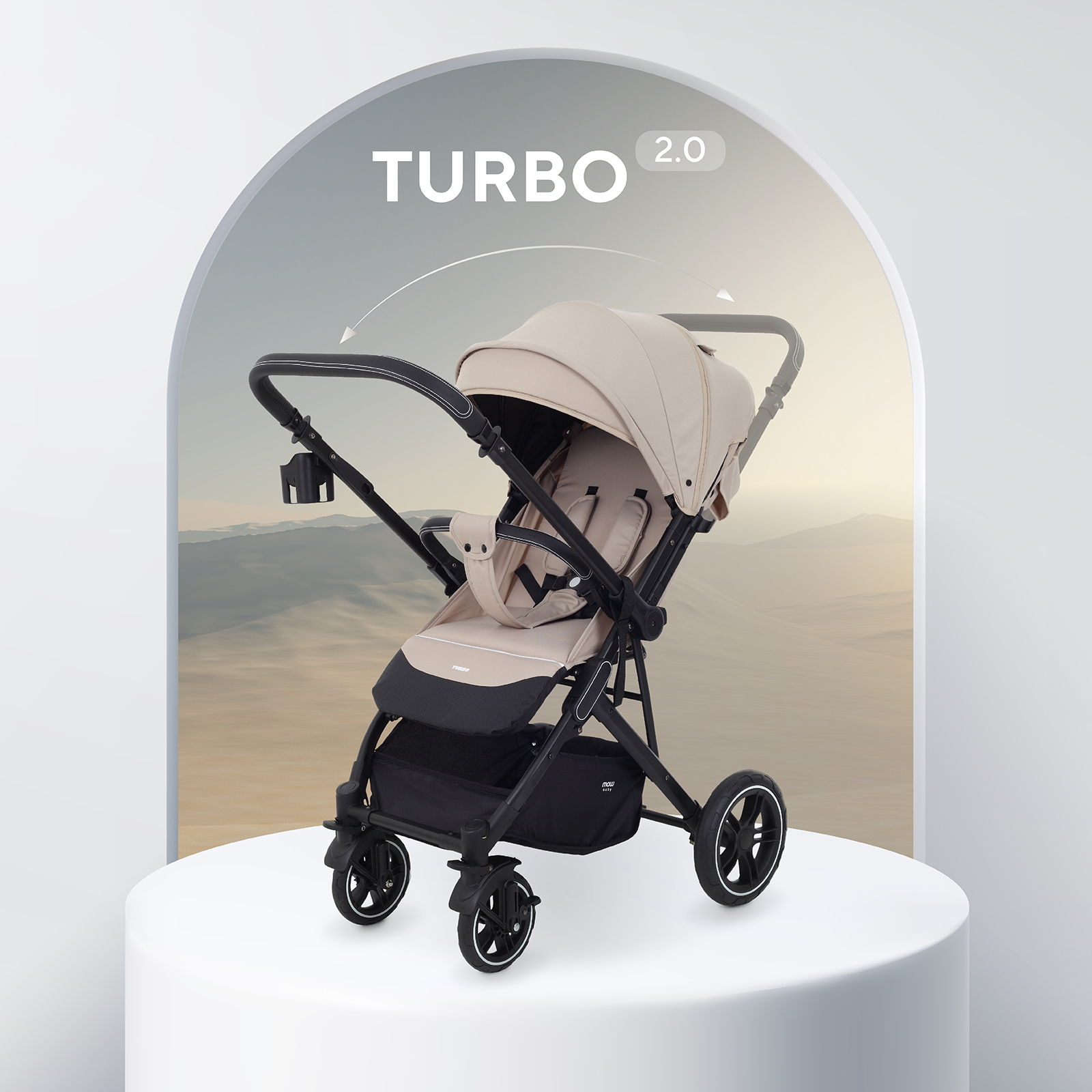 Коляска прогулочная MOWbaby Turbo - фото 1
