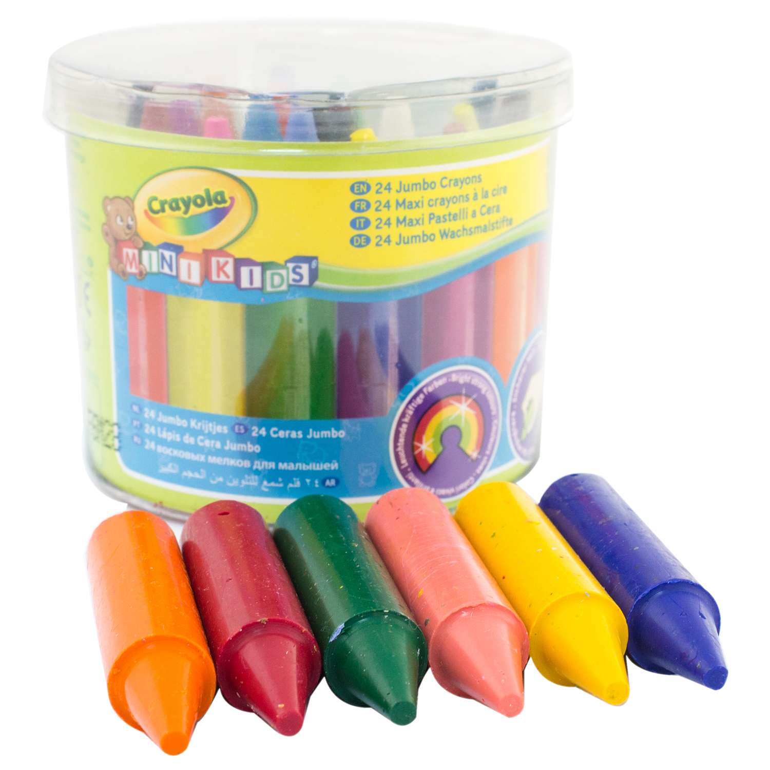 мелки Crayola восковые 24 шт - фото 3