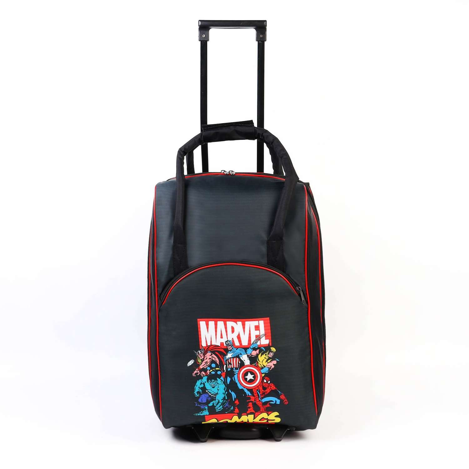 Чемодан Marvel с сумкой COMICS HEROES 52*21*34 см отдел на молнии н/карман 9728270 - фото 2