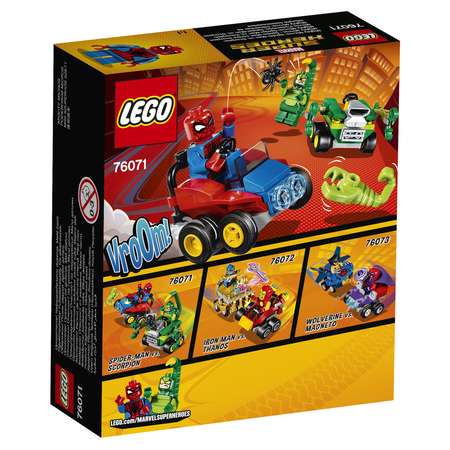 Конструктор LEGO Super Heroes Mighty Micros: Человек-паук против Скорпиона (76071)