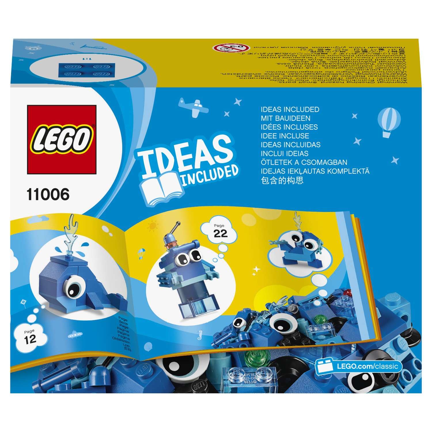 Конструктор LEGO Classic Синий 11006 - фото 3