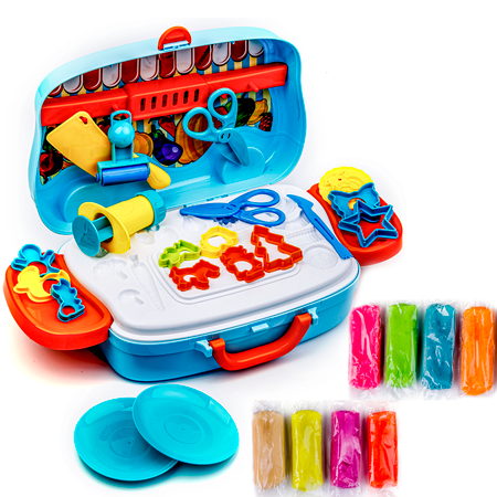 Набор для лепки BAZUMI с мягким пластилином и формами / игровая детская кухня