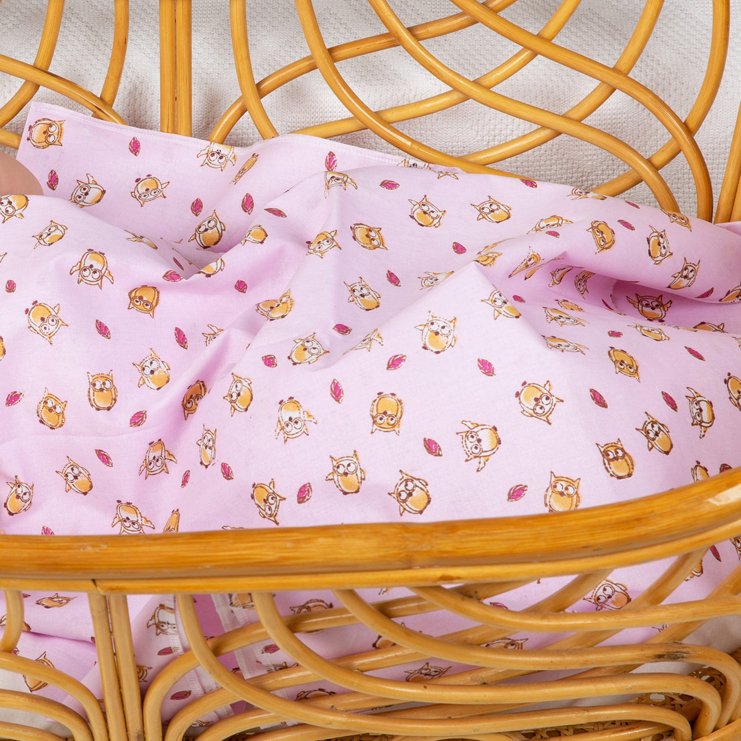 Набор пеленок Чудо-чадо подарочный набор для девочки «Совушки» 10 шт - фото 7