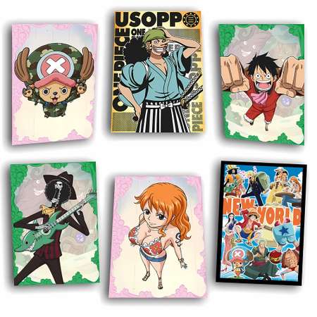 Наклейки коллекционные Panini One Piece 5 пакетиков в экоблистере