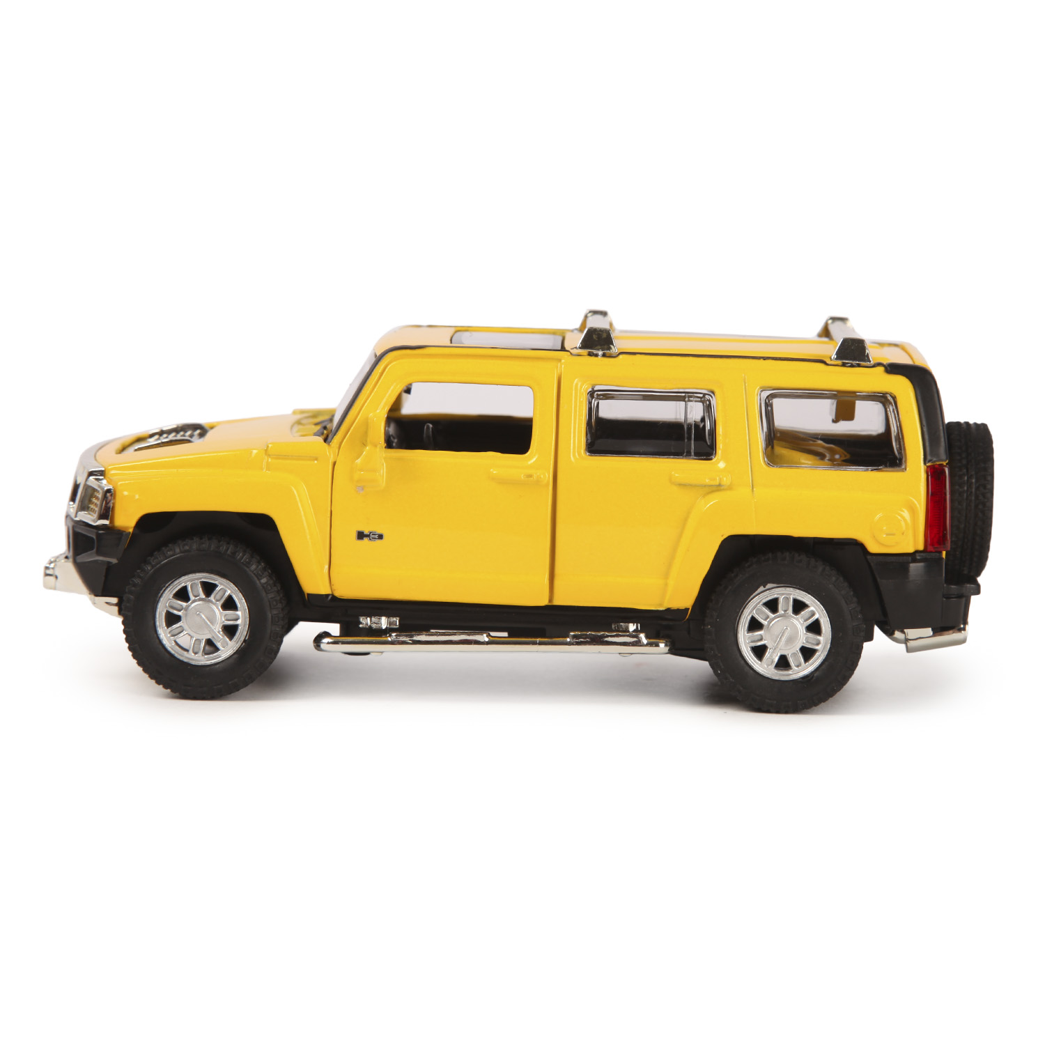 Машинка Mobicaro 1:32 Hummer H3 Желтая 68321 68321 - фото 3