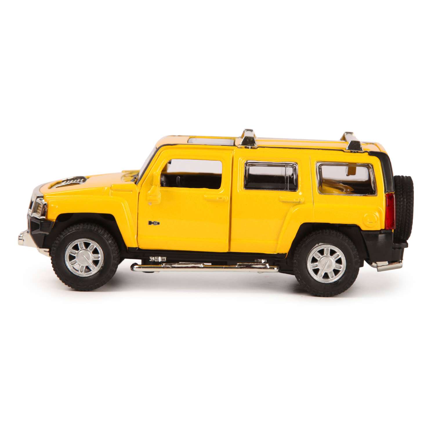 Машинка Mobicaro 1:32 Hummer H3 Желтая 68321 68321 - фото 3