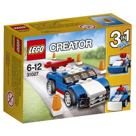 Конструктор LEGO Creator Синий гоночный автомобиль (31027)