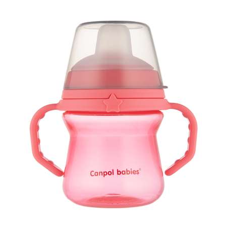 Поильник Canpol Babies First cup 150мл с 6месяцев Розовый
