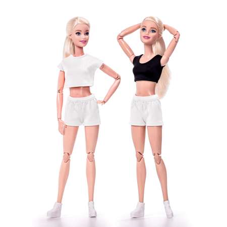 Комплект одежды для кукол Barbie VIANA белый и черный