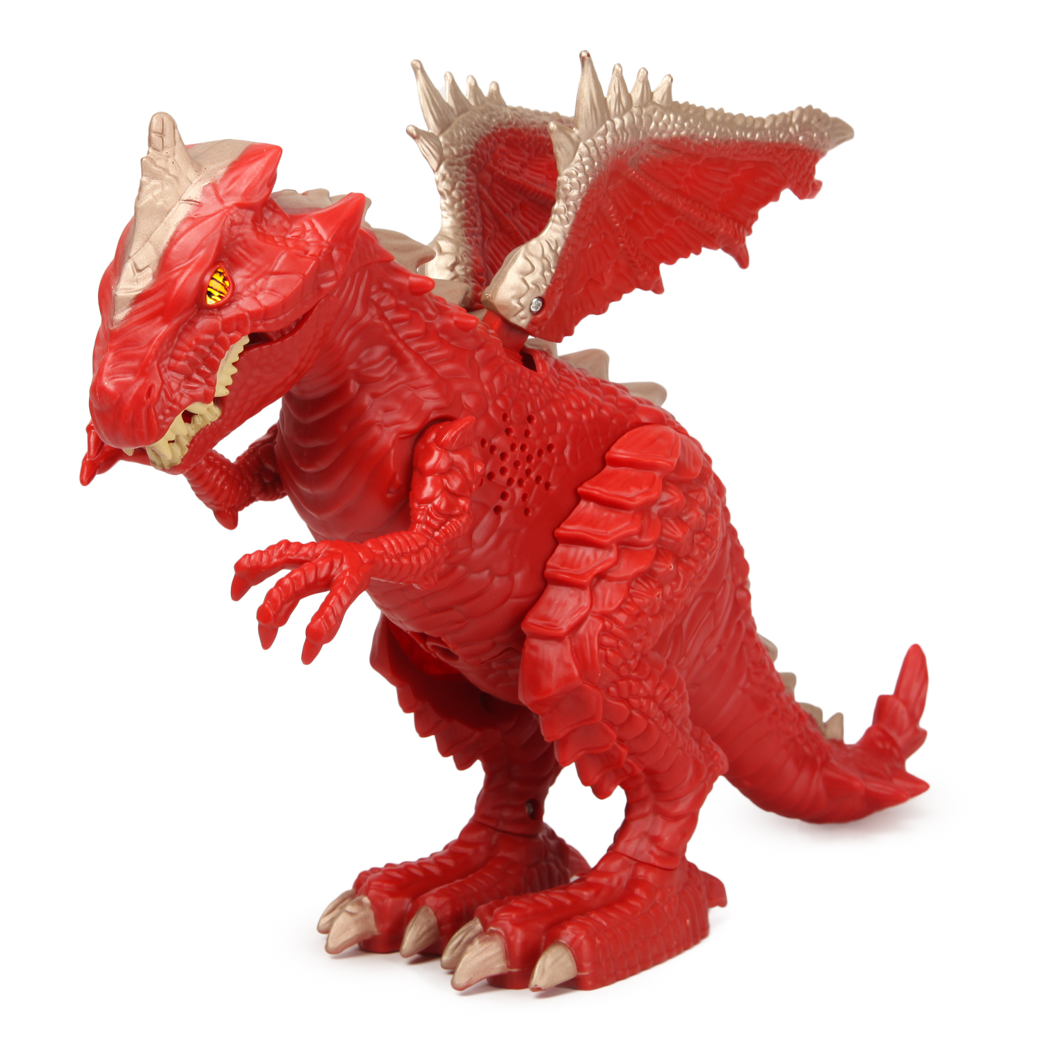 Интерактивная игрушка Могучий Мегазавр с крыльями, красный - Dragon-I Toys