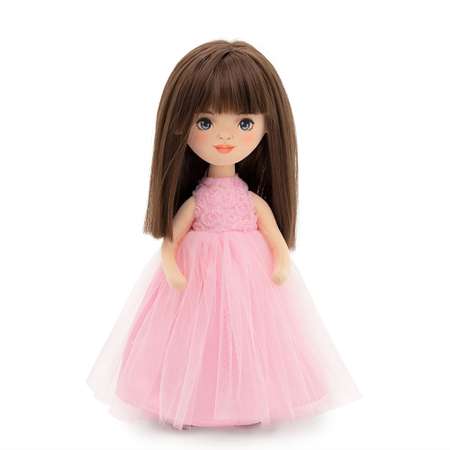 Кукла Orange Toys Sweet Sisters Sophie в розовом платье с розочками 32 см Серия Вечерний шик