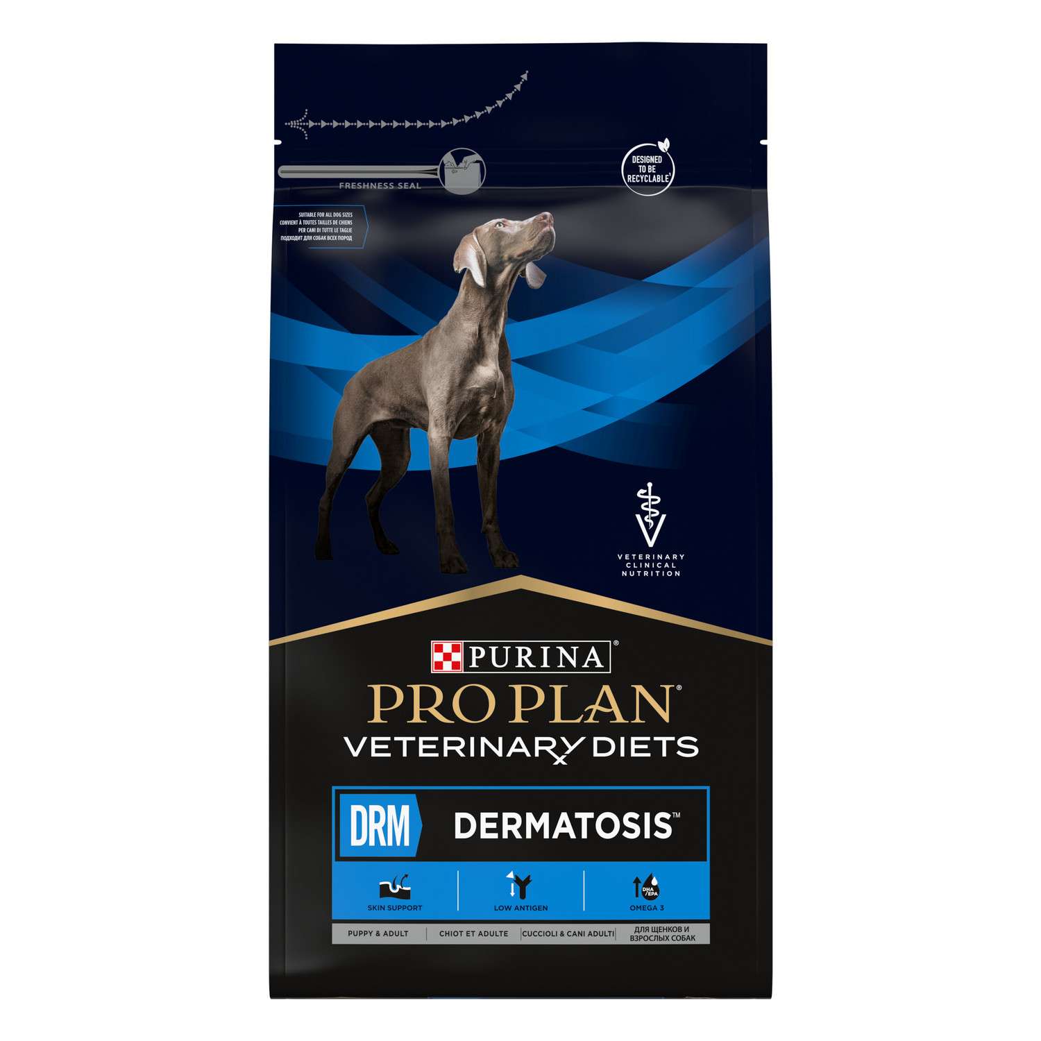 Корм для собак Purina Pro Plan Veterinary diets DRM при дерматозах 3кг - фото 2