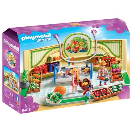 Конструктор Playmobil City Life Магазин продуктов 9403pm