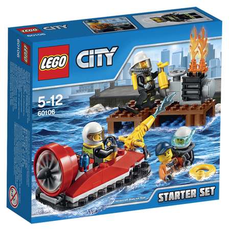 Конструктор LEGO City Fire Набор для начинающих «Пожарная охрана» (60106)