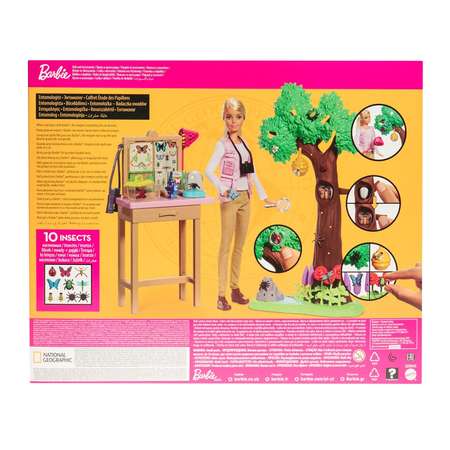 Кукла Barbie Кем быть National Geographic Энтомолог GDM49