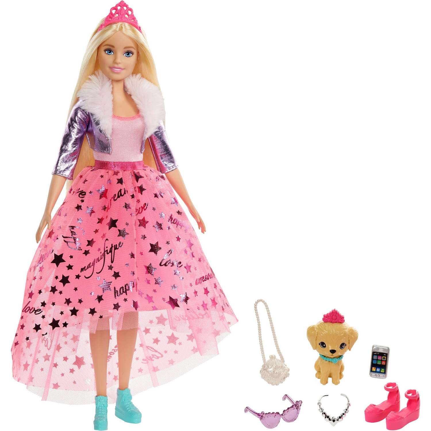 Кукла Barbie Семья Приключения принцессы Нарядная принцесса 1 GML76 GML75 - фото 1