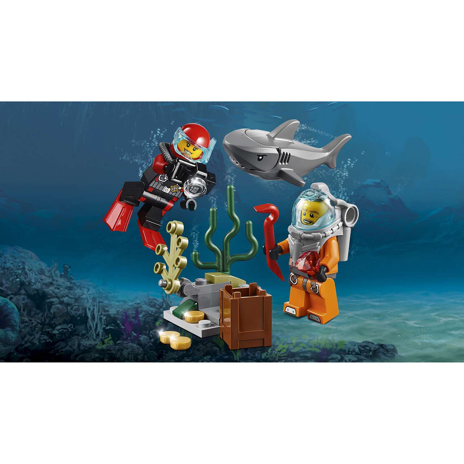 Конструктор LEGO City Deep Sea Explorers Набор для начинающих «Исследование морских глубин» (60091) - фото 8