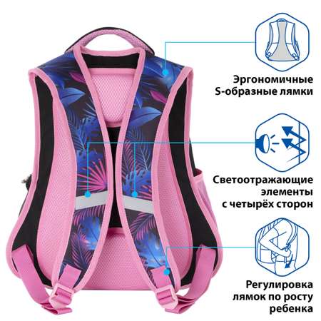 Рюкзак Brauberg Special Neon leaves