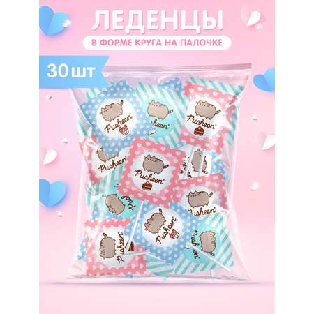 Леденцы на палочке Сладкая сказка SWEET POPS PUSHEEN 10г х 30шт.