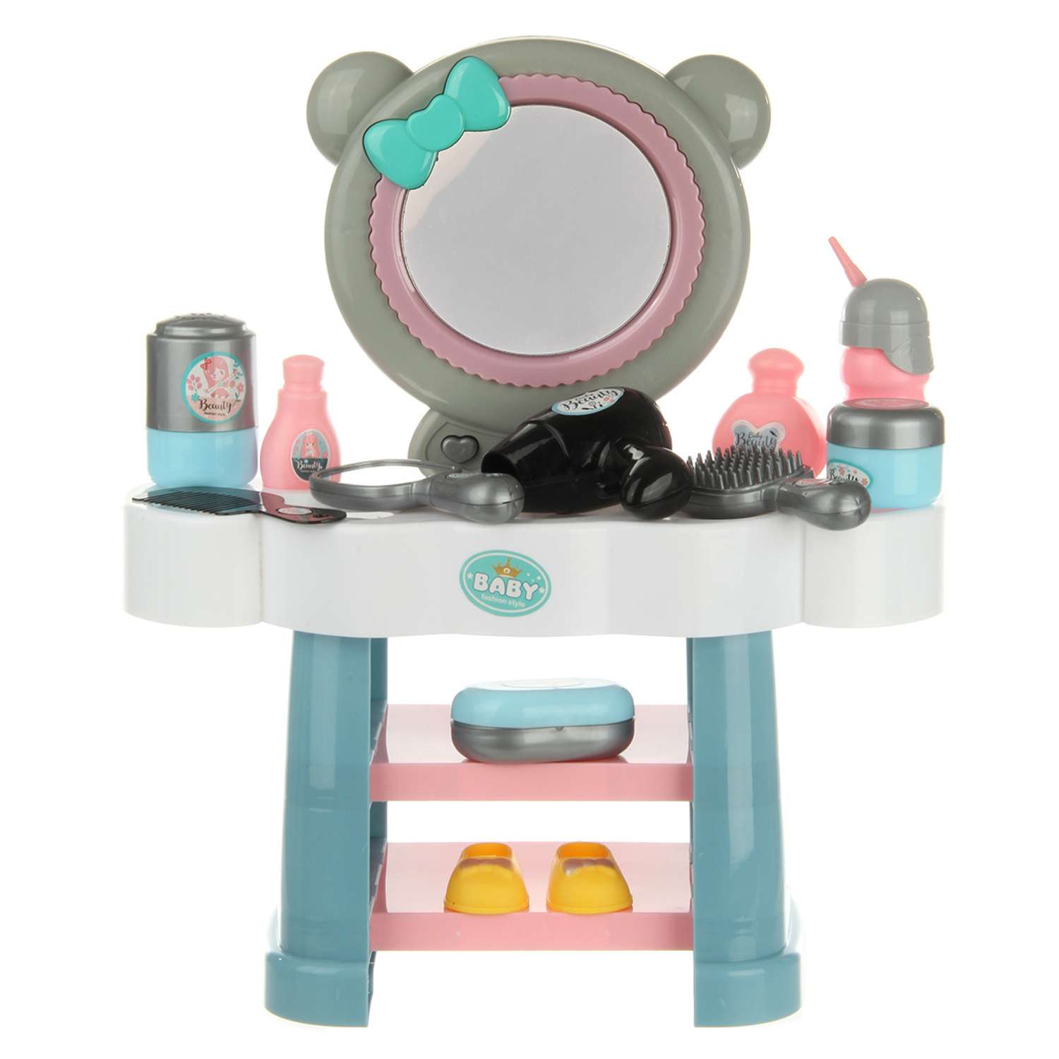 Кукла пупс 35 см Veld Co Туалетный столик с подсветкой батарейки в комплекте 130344 - фото 7