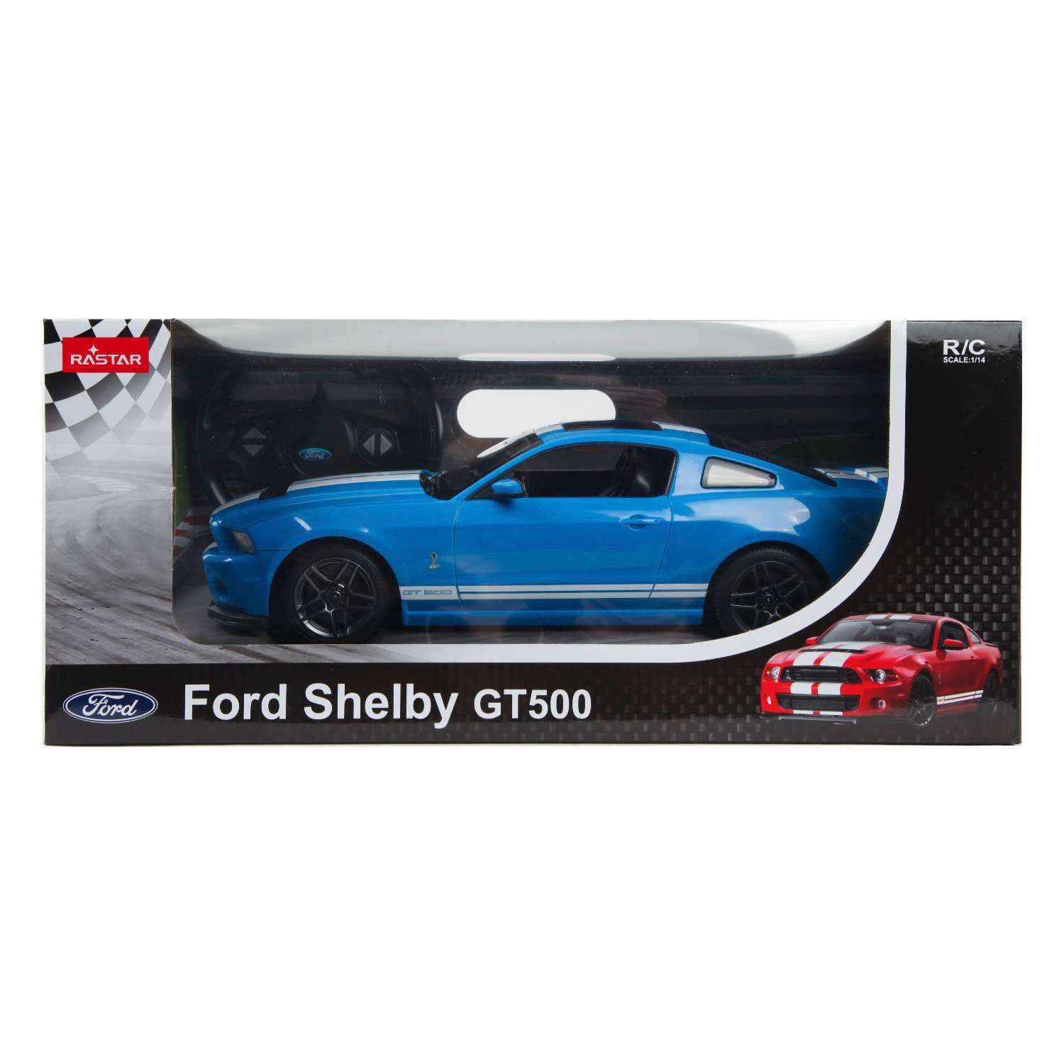Машина Rastar РУ 1:14 Ford Shelby GT500 Синяя 49400 - фото 2