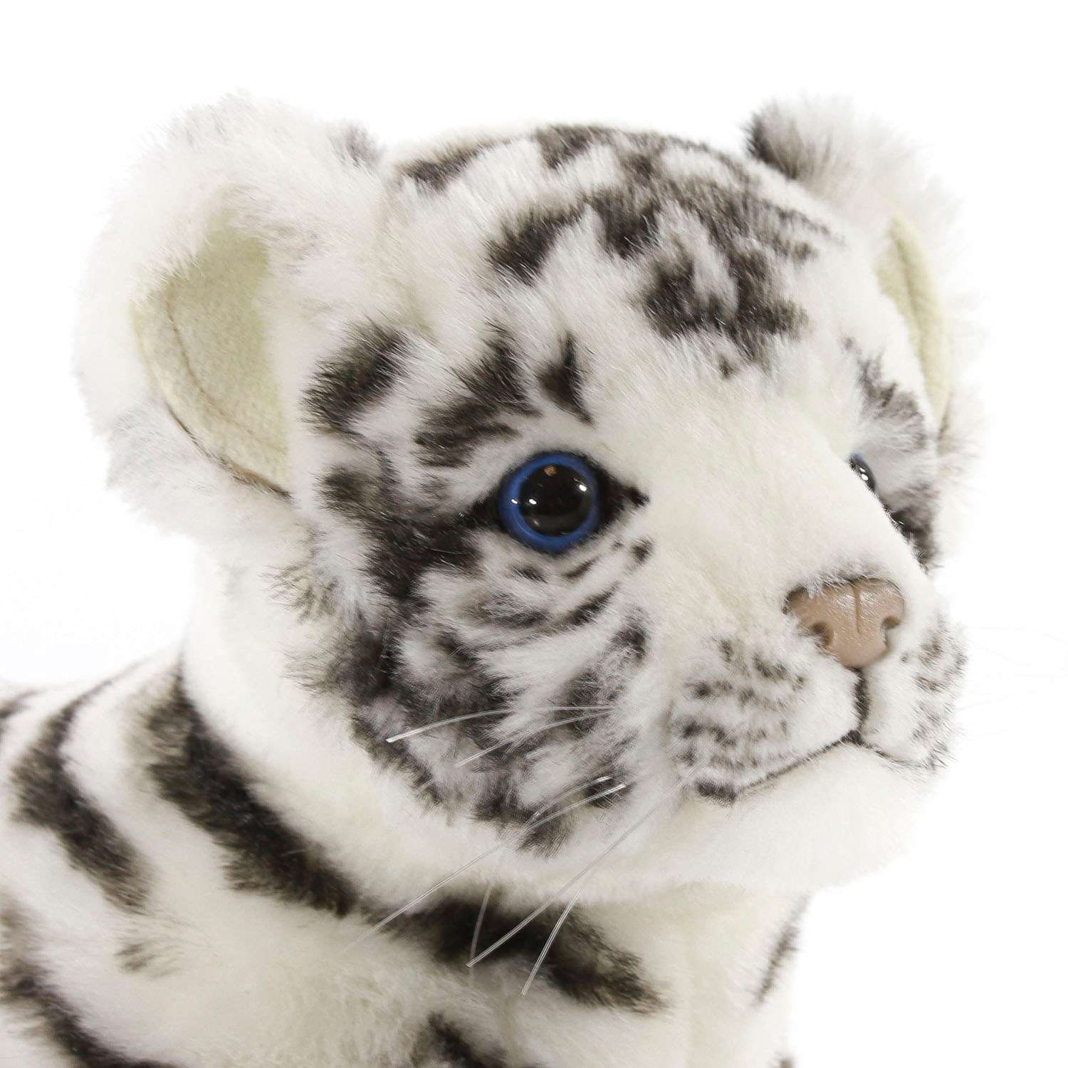 Реалистичная мягкая игрушка HANSA Тигр детёныш белый 36 см - фото 10