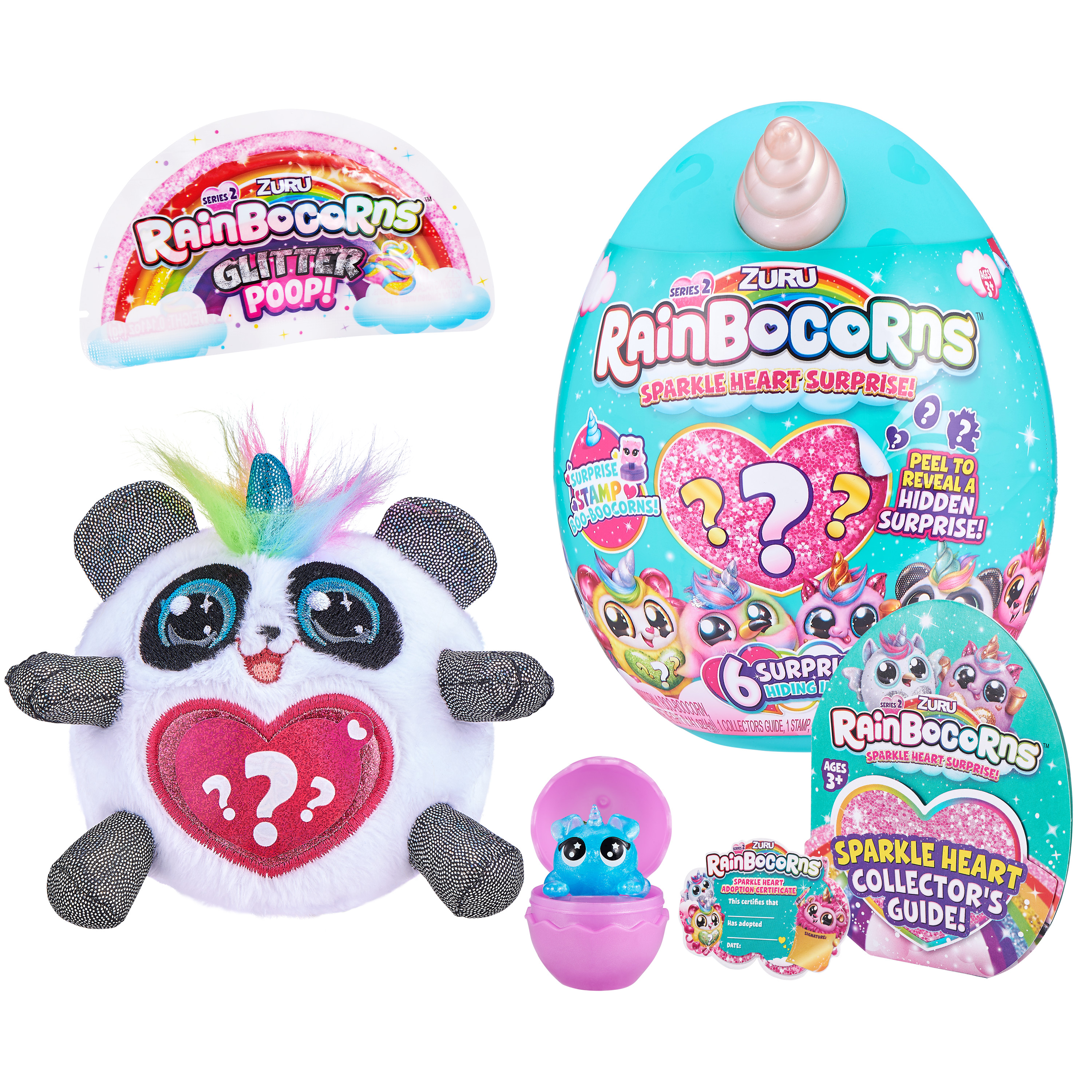 Игрушка Rainbocorns Rainbocorns Sparkle heart surprise S2 в непрозрачной упаковке (Сюрприз) 9214-S001 - фото 11