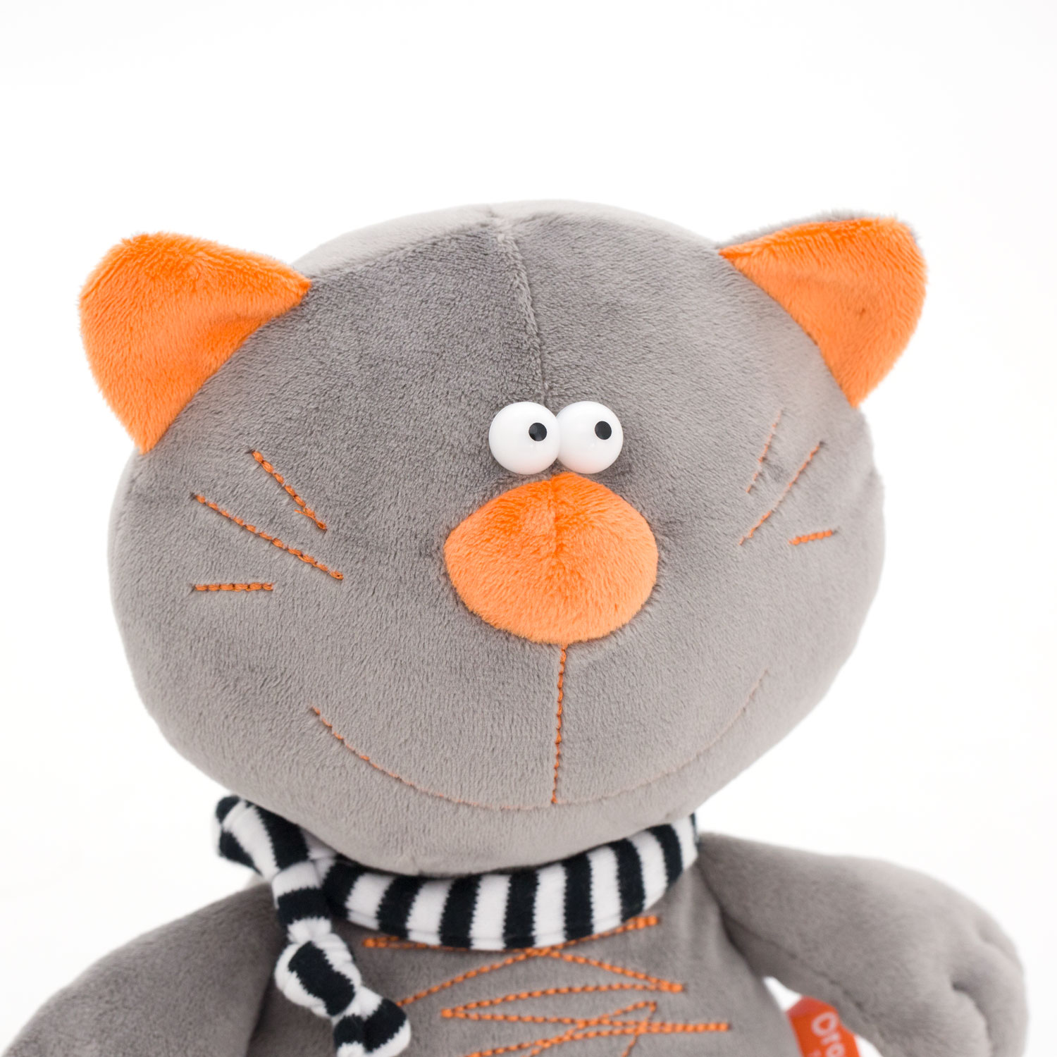 Игрушка мягкая Orange Toys Кот Батон Серый МС2370/20В - фото 4