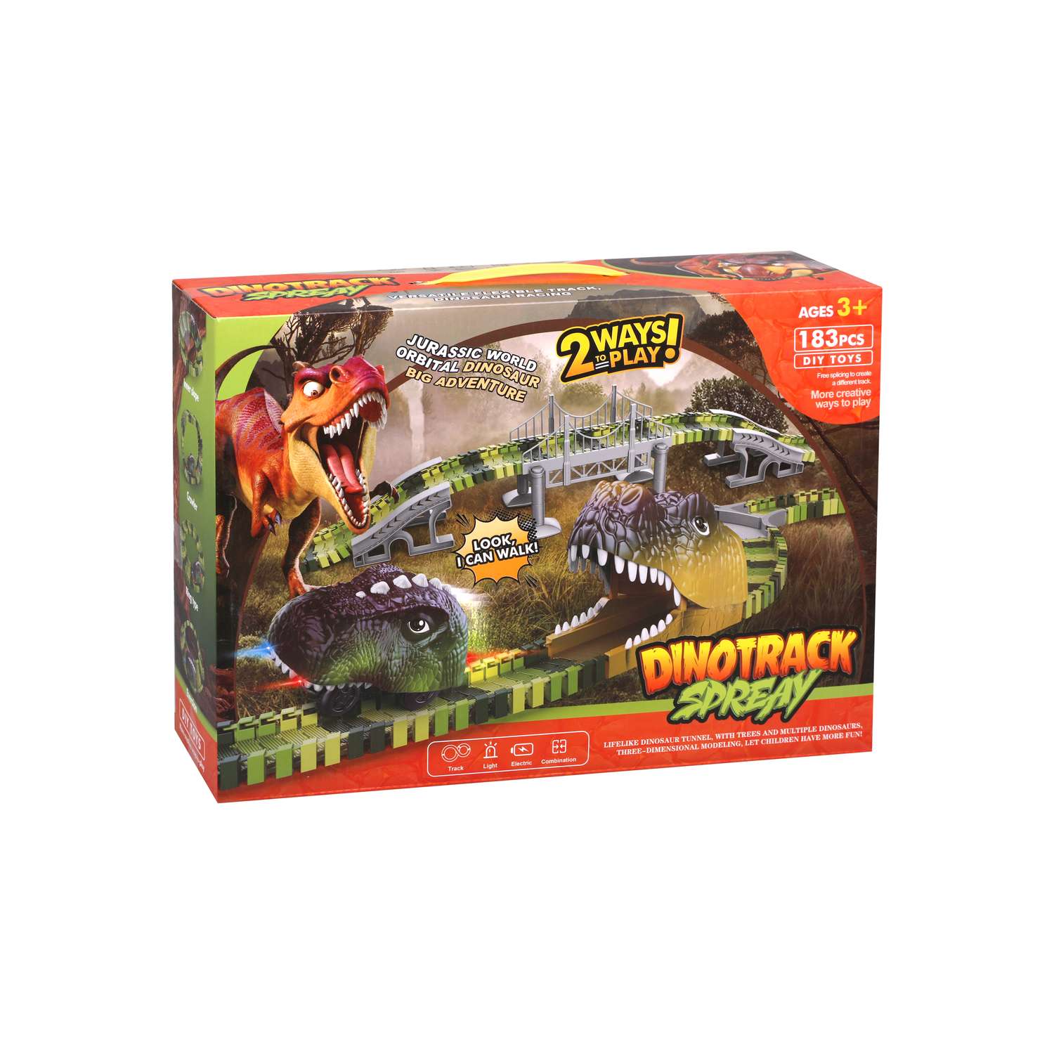 Игровой набор Автотрек Наша Игрушка для мальчиков с динозаврами 652825 - фото 7